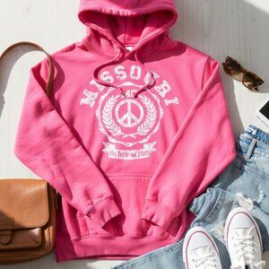 American Crown "Missouri" Pink Graphic Hoodie